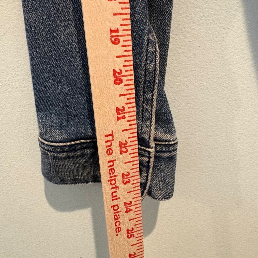 A.P.C. Mens Denim Jacket Small Medium Wash French Minimalist Trucker - Picture 12 of 14